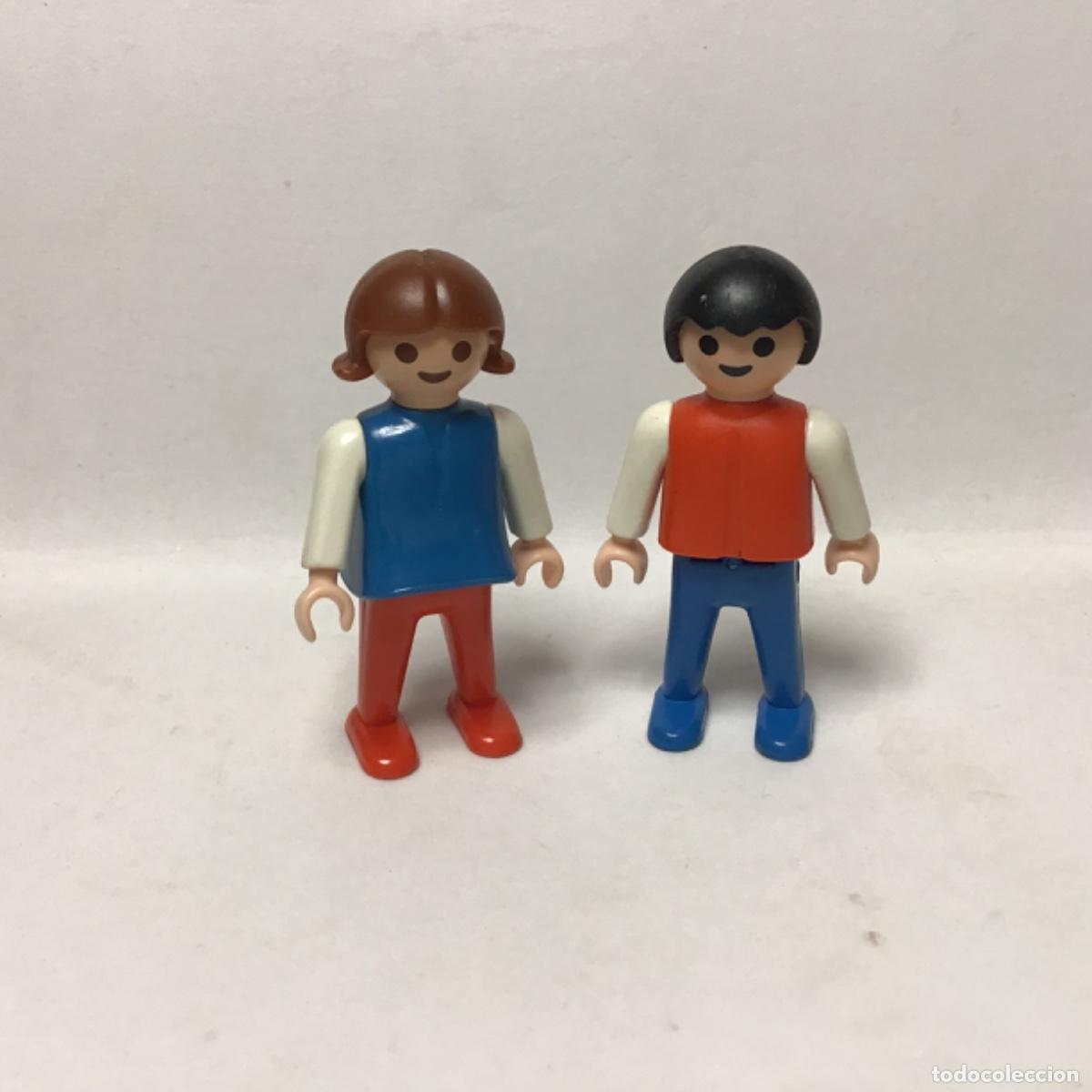 Playmobil: Playmobil Lote dos mu&ntilde;ecos ni&ntilde;os primera &eacute;poca. N11