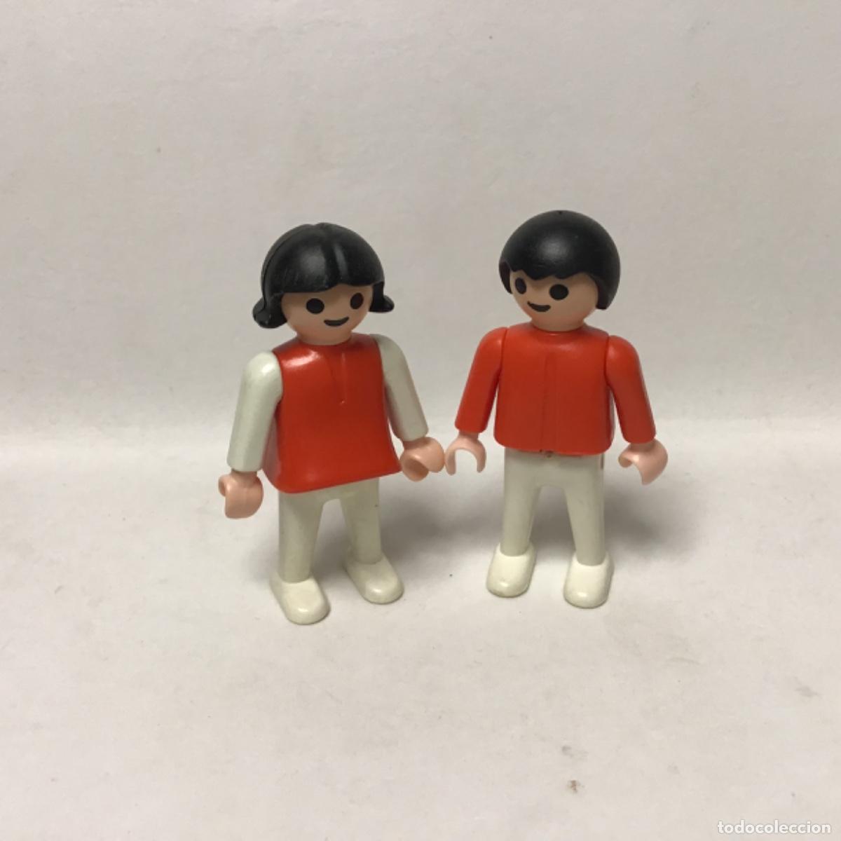 Playmobil: Playmobil Lote dos mu&ntilde;ecos ni&ntilde;os primera &eacute;poca. N13
