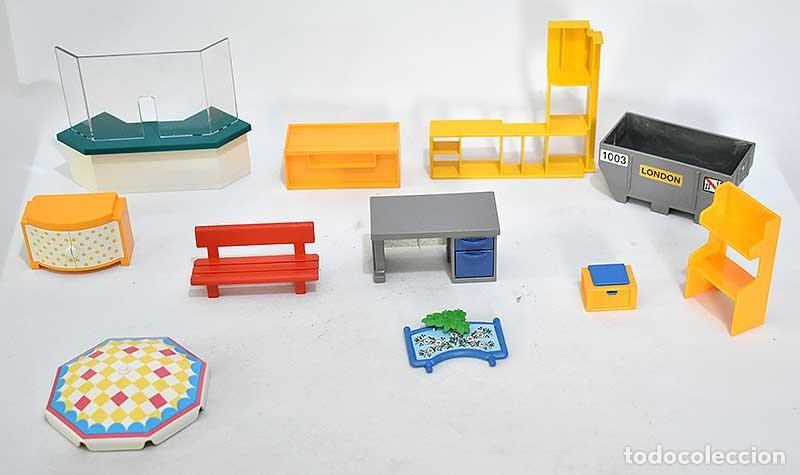 Playmobil: Playmobil. Lote mobiliario. 11 piezas