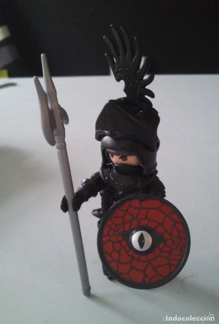Playmobil: Figura Playmobil: Caballero medieval con armadura espada y alabarda