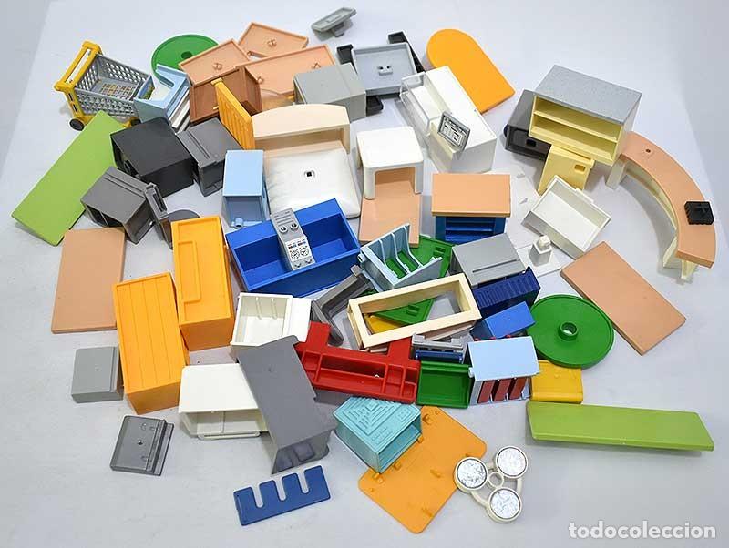 Playmobil: Playmobil. Lote de 64 piezas surtidas mobiliario