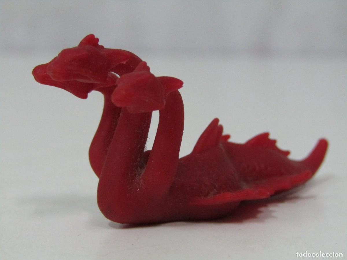 Playmobil: DRAGON DE 3 CABEZAS ROJO MINIATURA PLAYMOBIL - RAR
