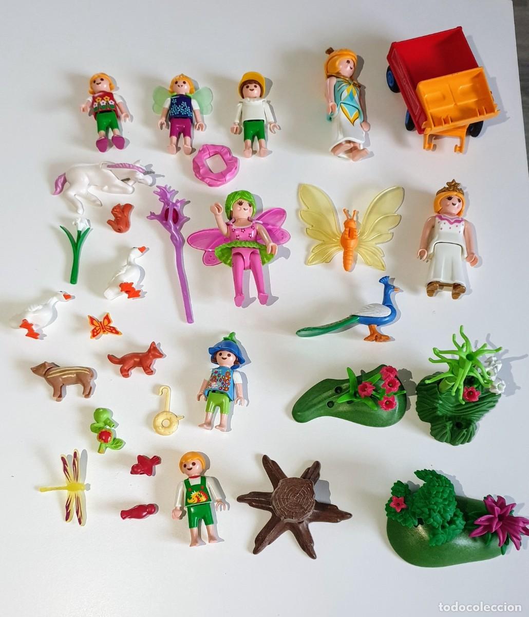 Playmobil: Lote playmobil fantas&iacute;a naturaleza