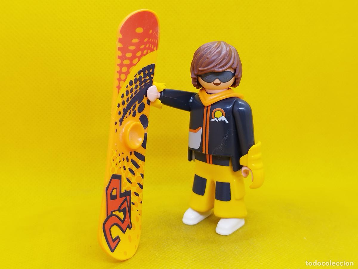 Playmobil: Playmobil Chico con tabla de snowboard