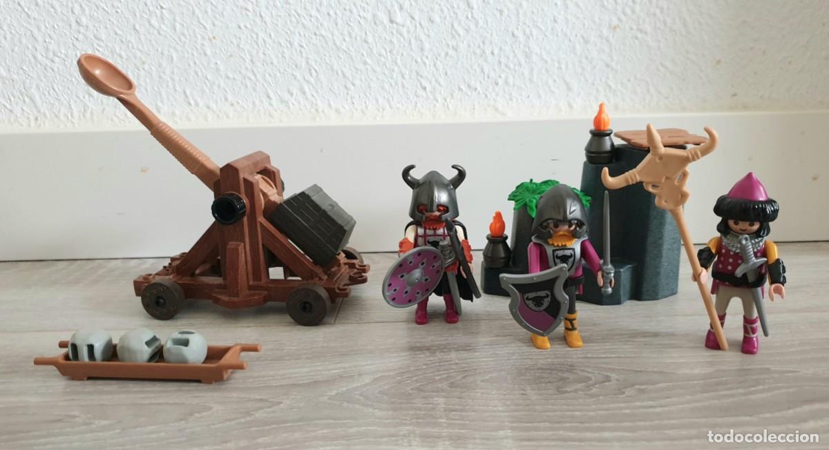 Playmobil: PLAYMOBIL BARBAROS CON CATAPULTA REF. 4438 - Foto 8