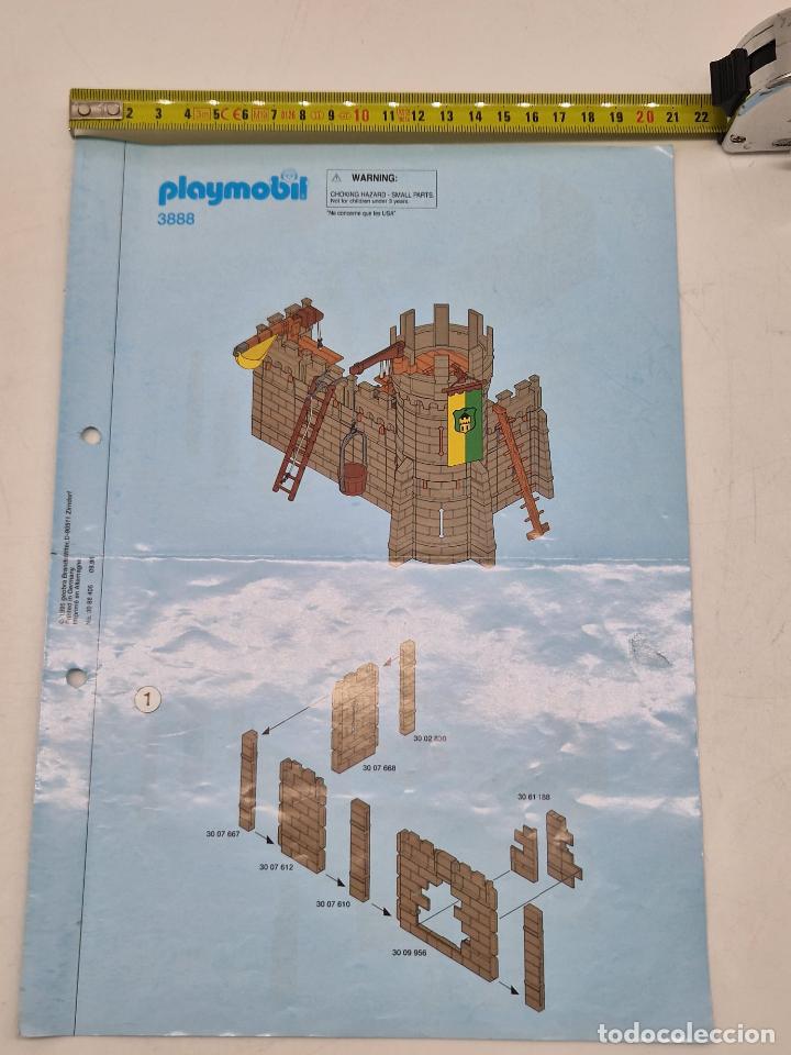 Playmobil: Playmobil instrucciones 3888 castillo