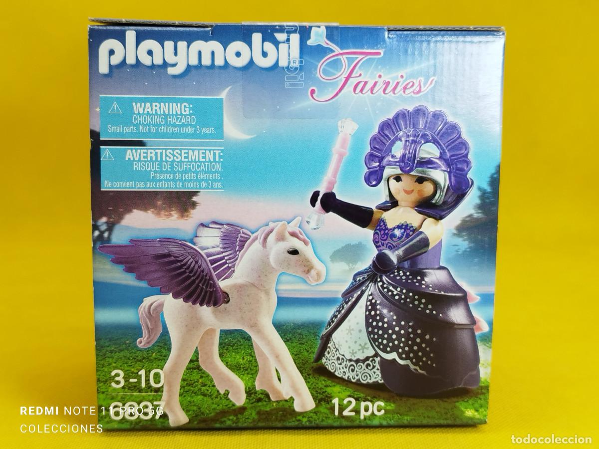 Playmobil: Playmobil Reina Luna con bebe Pegaso Huevo REF 6837