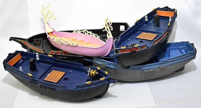 Playmobil: Playmobil. Lote de 5 barcos para despiece, desguace, dioramas, etc.