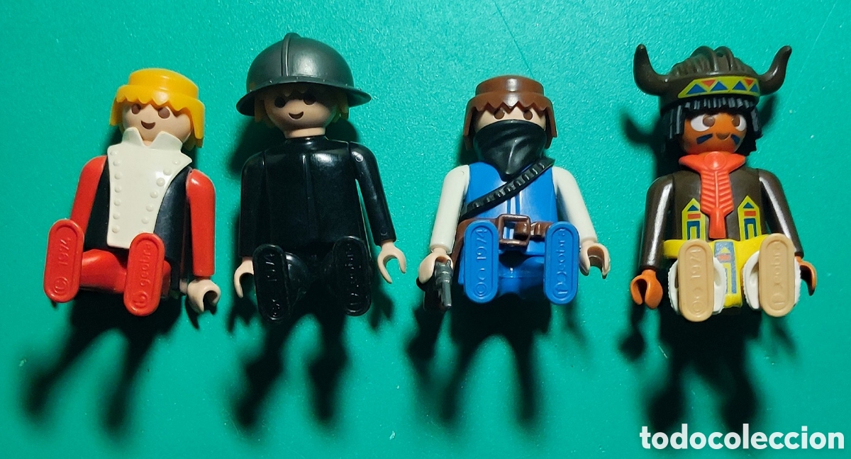 Playmobil: 4 Figuras Geobra 1974. - Foto 2