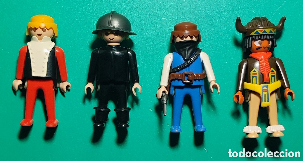 Playmobil: 4 Figuras Geobra 1974. - Foto 1