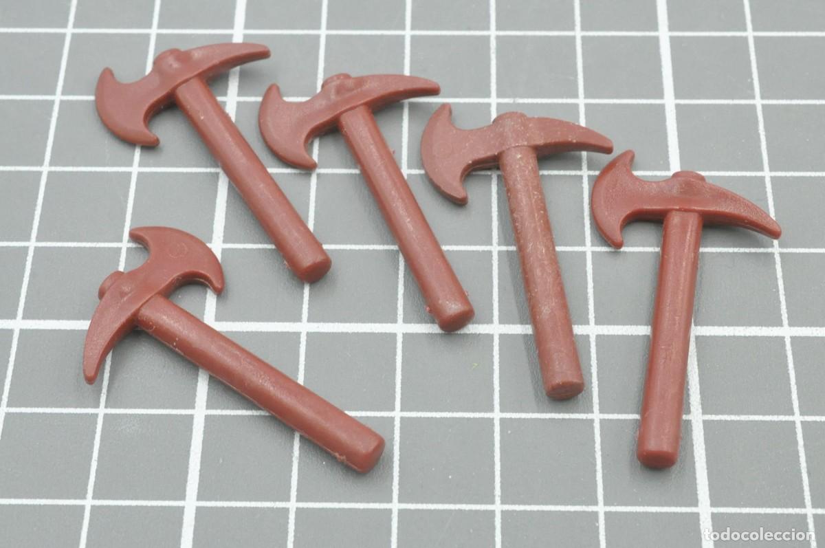 Playmobil: GBK035 104 PLAYMOBIL - 5 HACHAS MARRONES