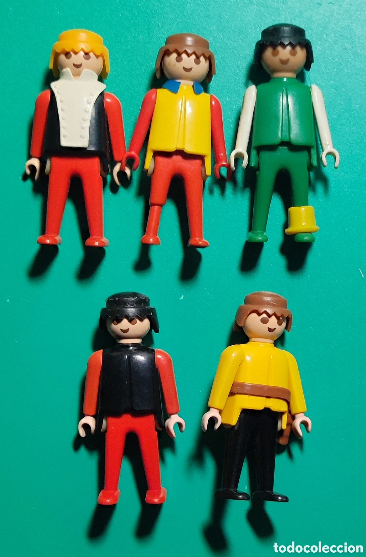 Playmobil: 5 Figuras Geobra 1974. - Foto 1