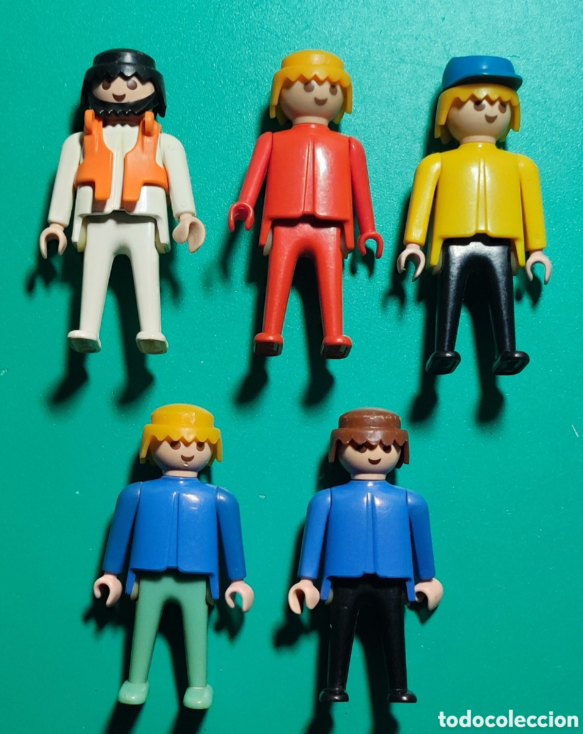 Playmobil: 5 Figuras Geobra 1974. - Foto 1