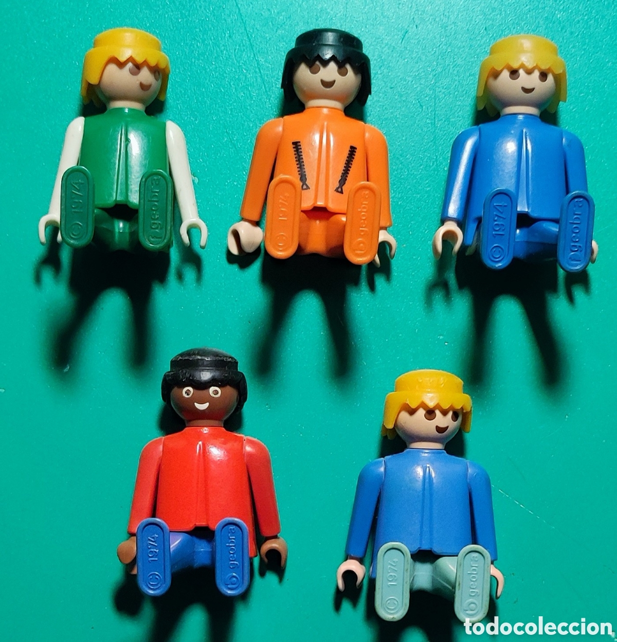 Playmobil: 5 Figuras Geobra 1.974. - Foto 3