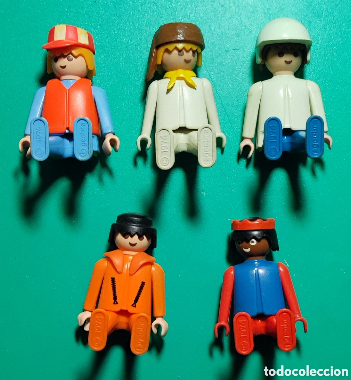 Playmobil: 5 Figuras Geobra 1.974. - Foto 3