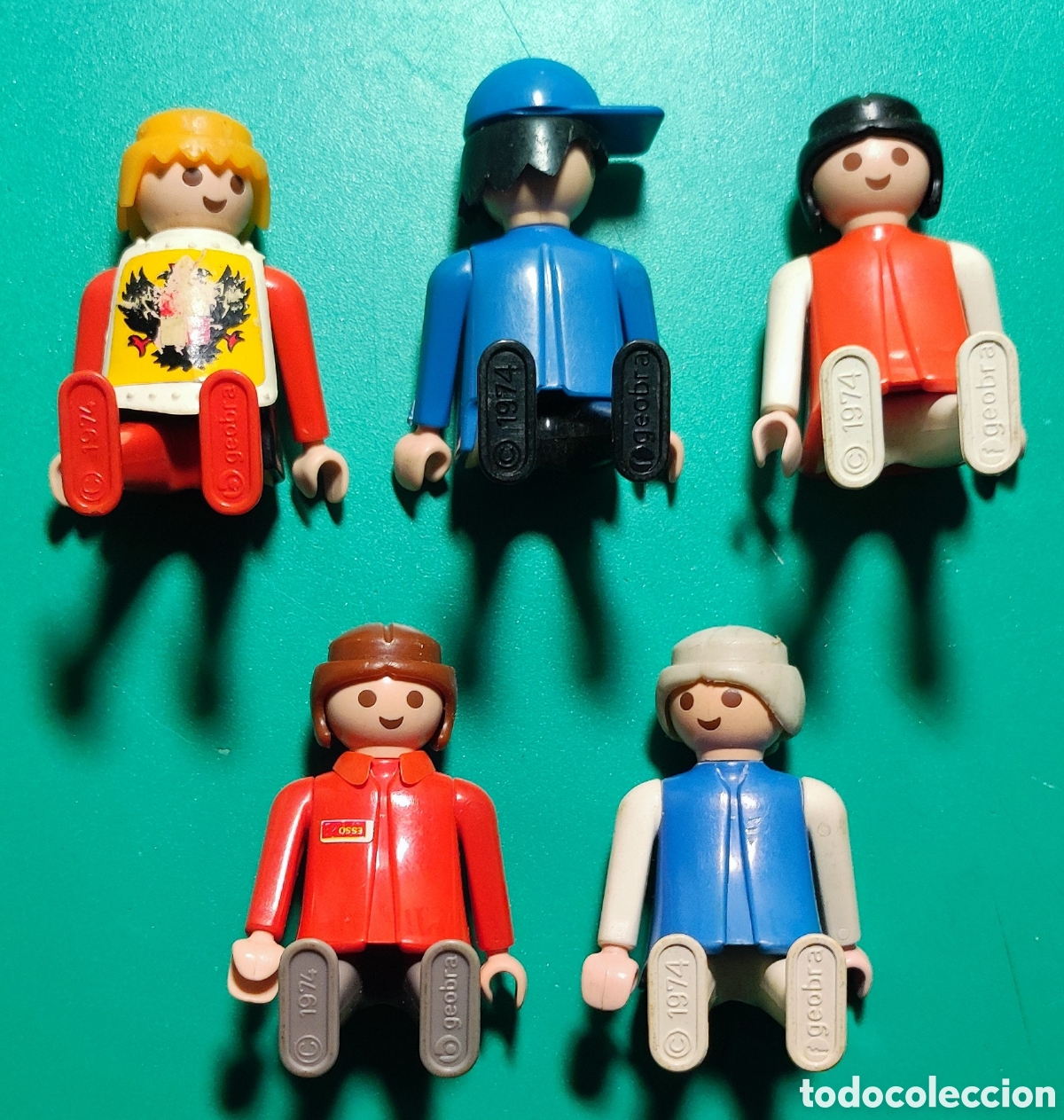 Playmobil: 5 Figuras Geobra 1.974. - Foto 3