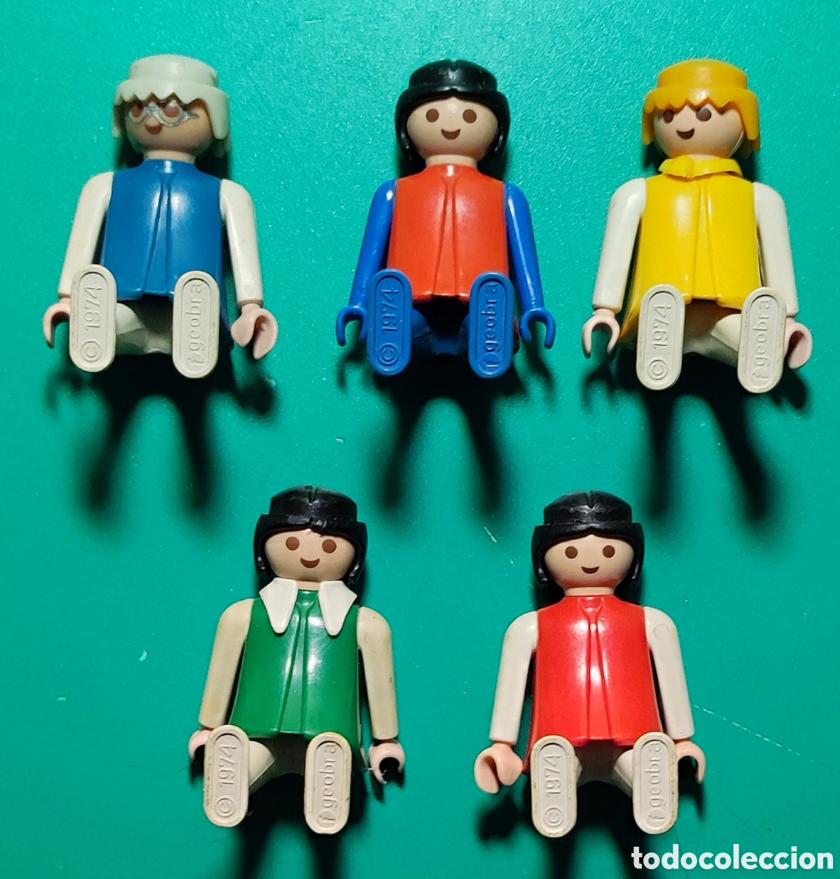 Playmobil: 5 Figuras Geobra 1974. - Foto 3