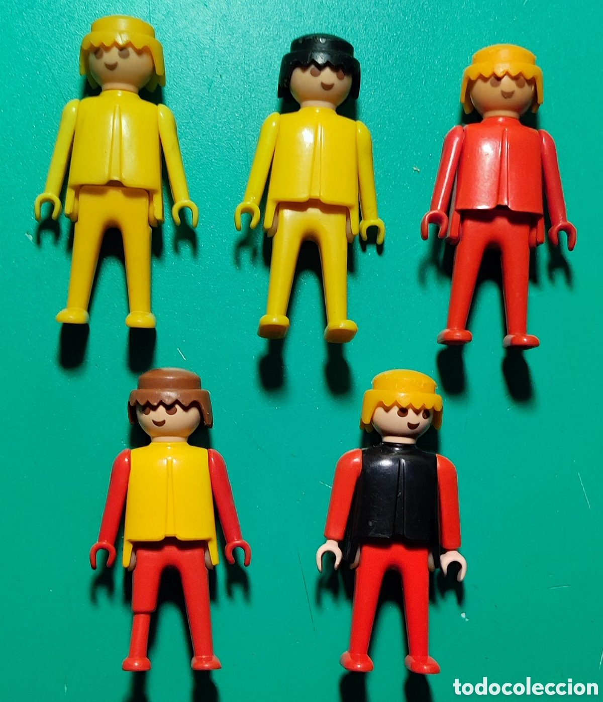 Playmobil: 5 Figuras Geobra 1974. - Foto 1