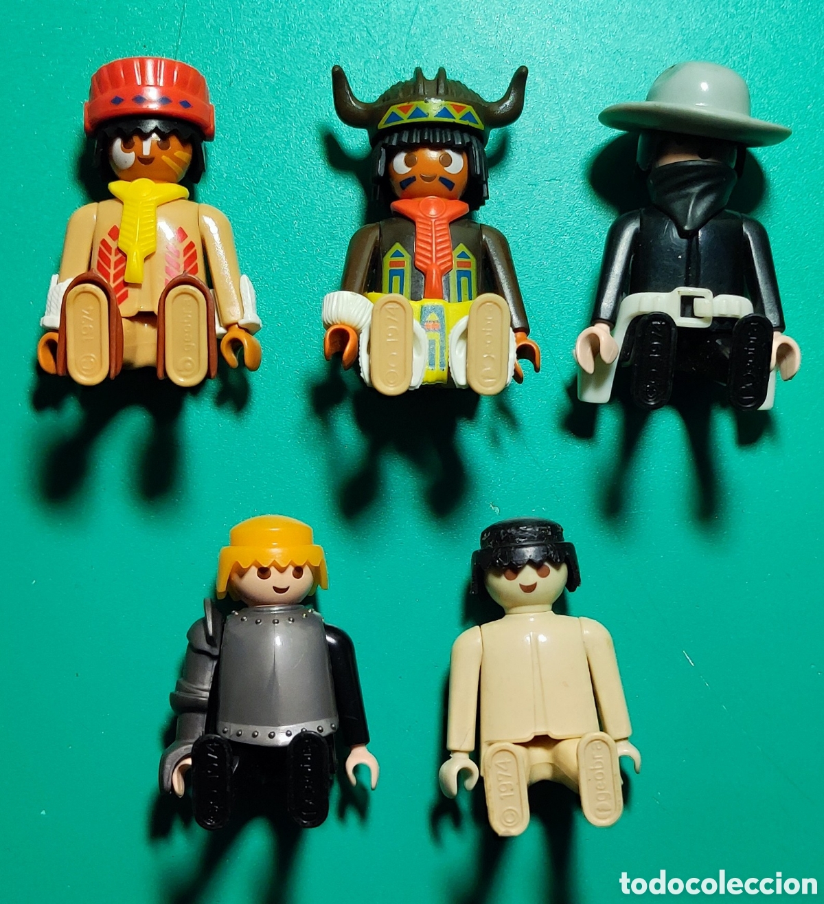 Playmobil: 5 Figuras Geobra 1974. - Foto 3