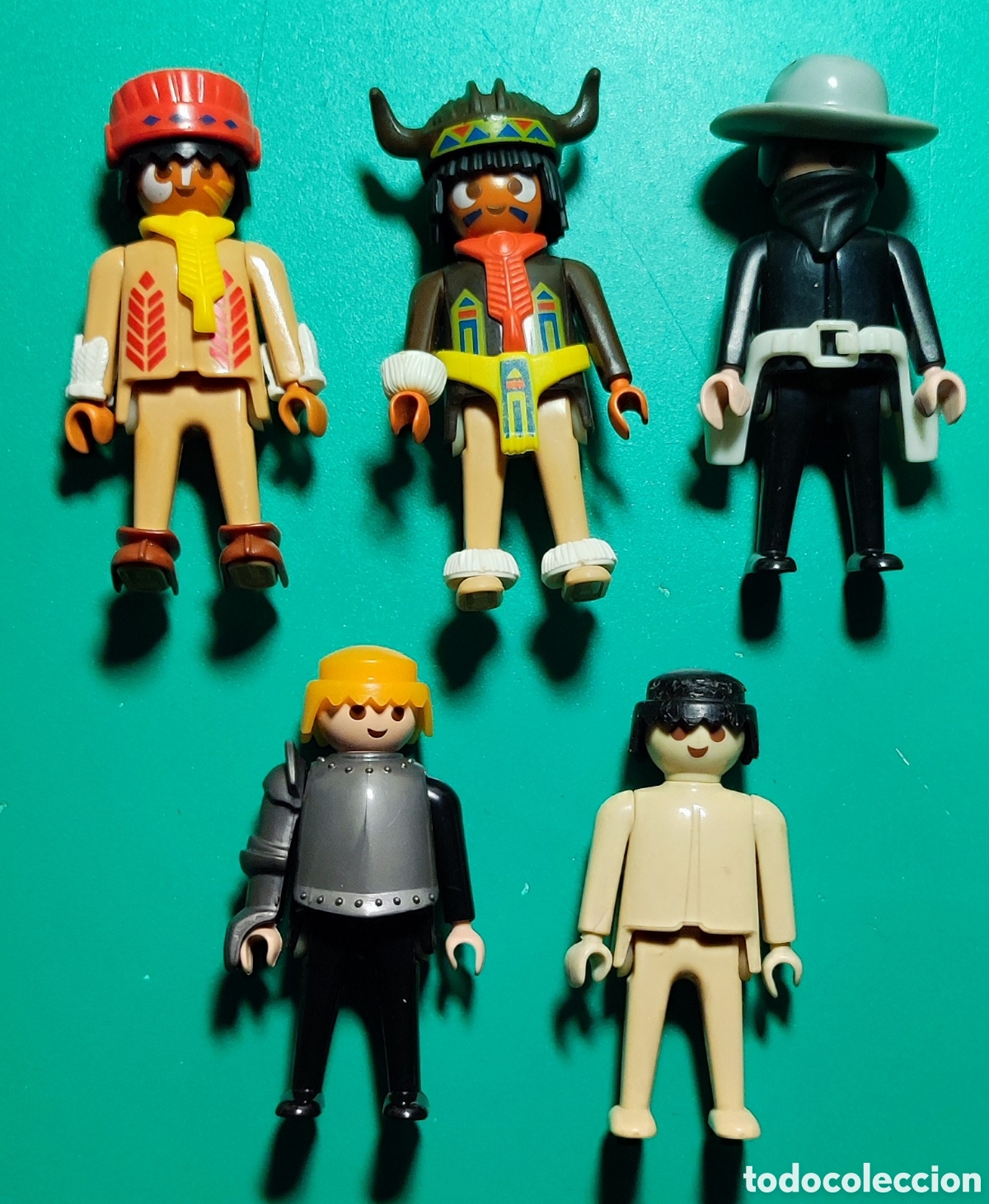 Playmobil: 5 Figuras Geobra 1974. - Foto 1