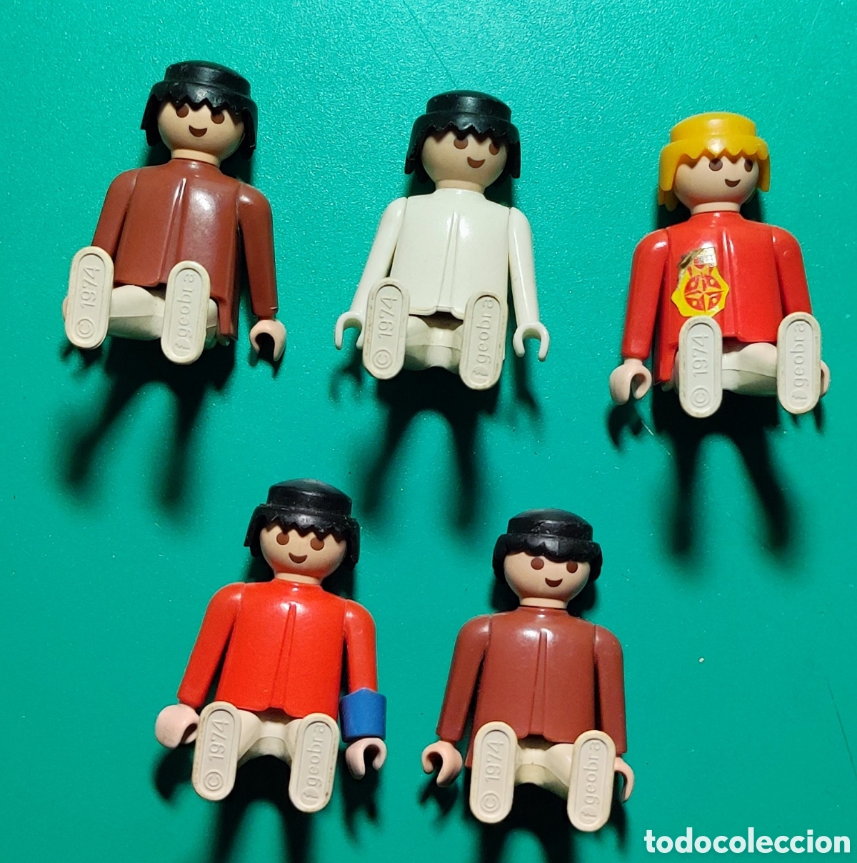 Playmobil: 5 Figuras Geobra 1974. - Foto 3
