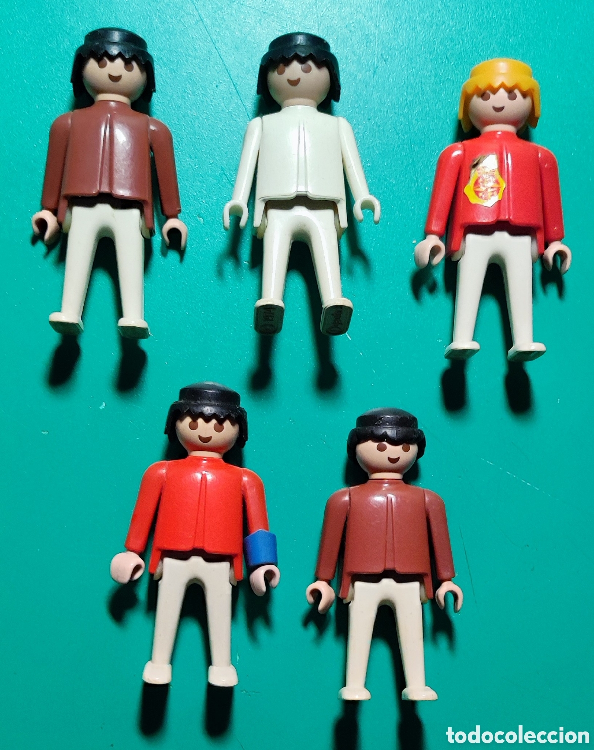 Playmobil: 5 Figuras Geobra 1974. - Foto 1