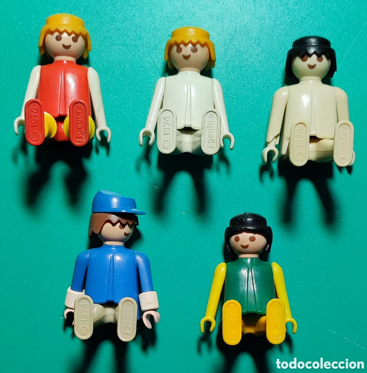 Playmobil: 5 Figuras Geobra 1974. - Foto 3