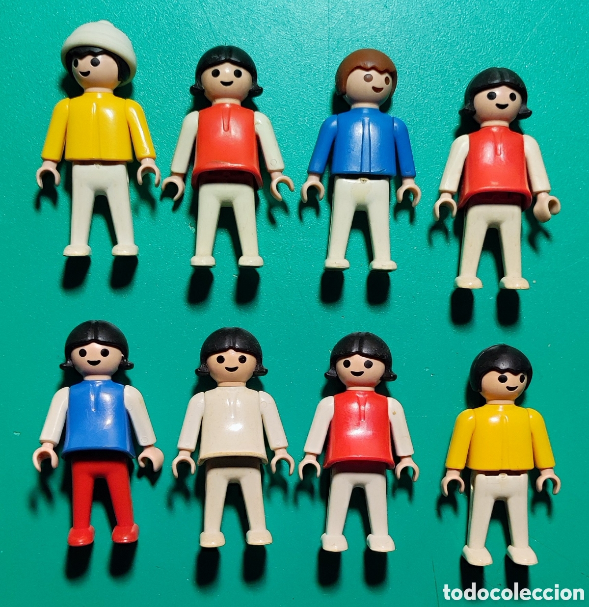Playmobil: 8 Figuras Geobra 1981. - Foto 1