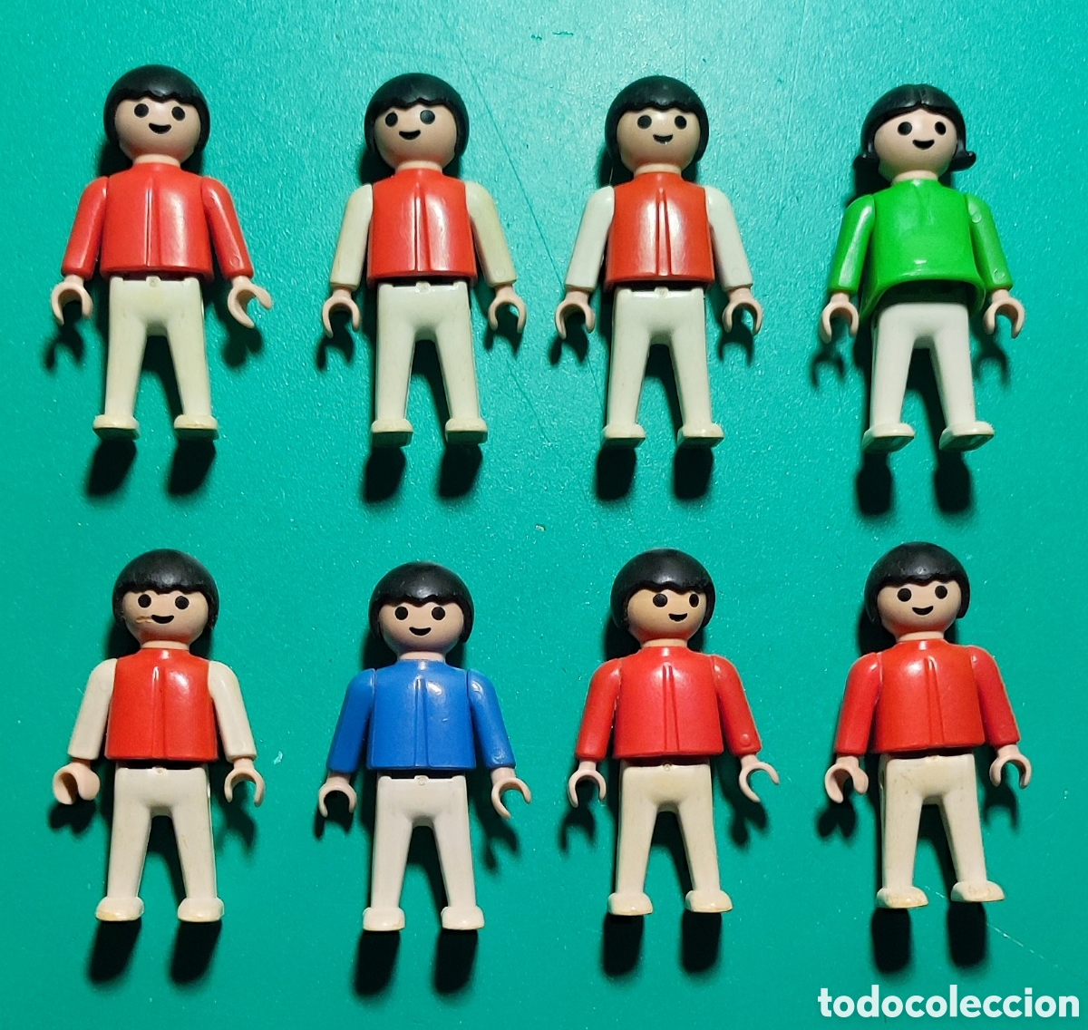 Playmobil: 8 Figuras Geobra 1981. - Foto 1