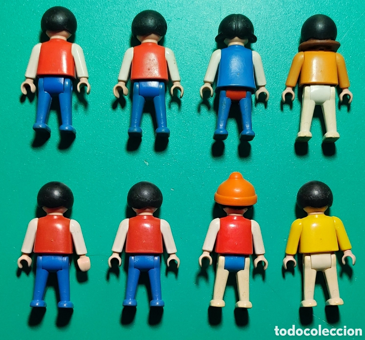 Playmobil: 8 Figuras Geobra 1981. - Foto 2