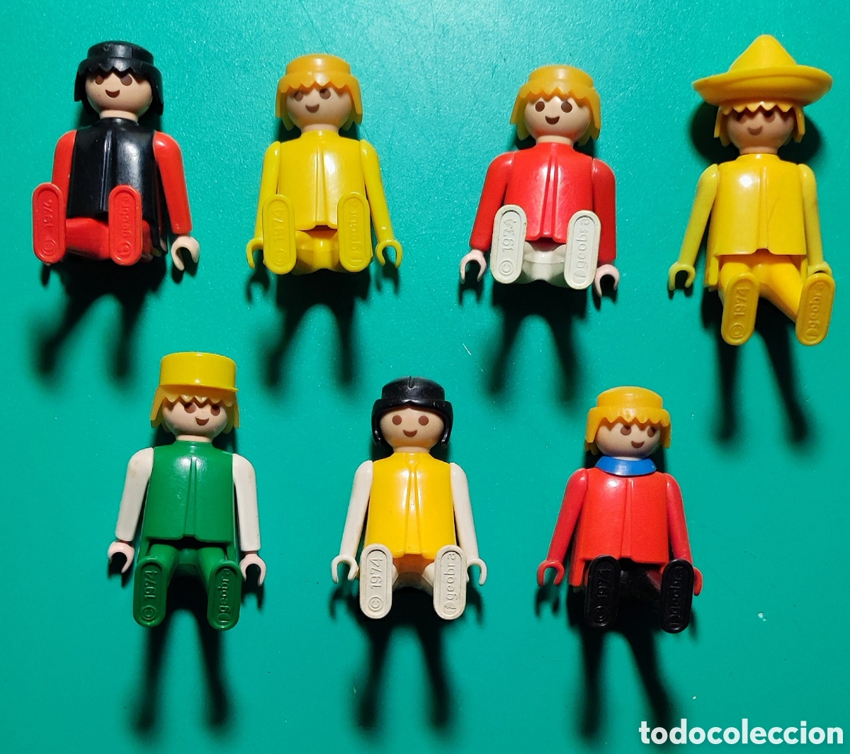 Playmobil: 7 Figuras Geobra 1974. - Foto 3