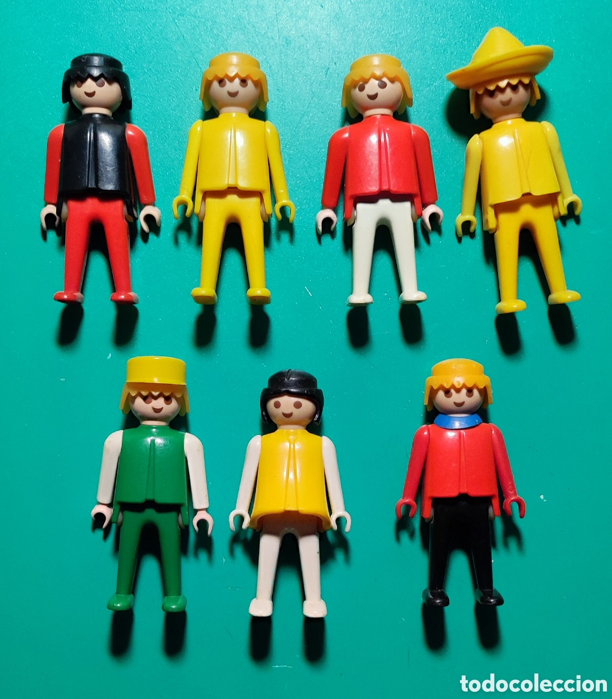 Playmobil: 7 Figuras Geobra 1974. - Foto 1