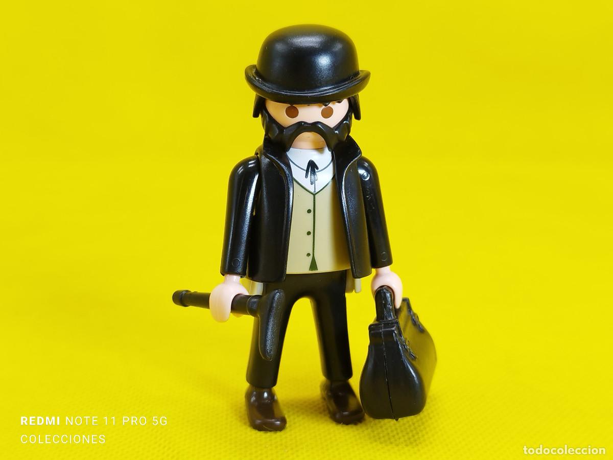 Playmobil: Playmobil Caballero de &eacute;poca con malet&iacute;n y bast&oacute;n