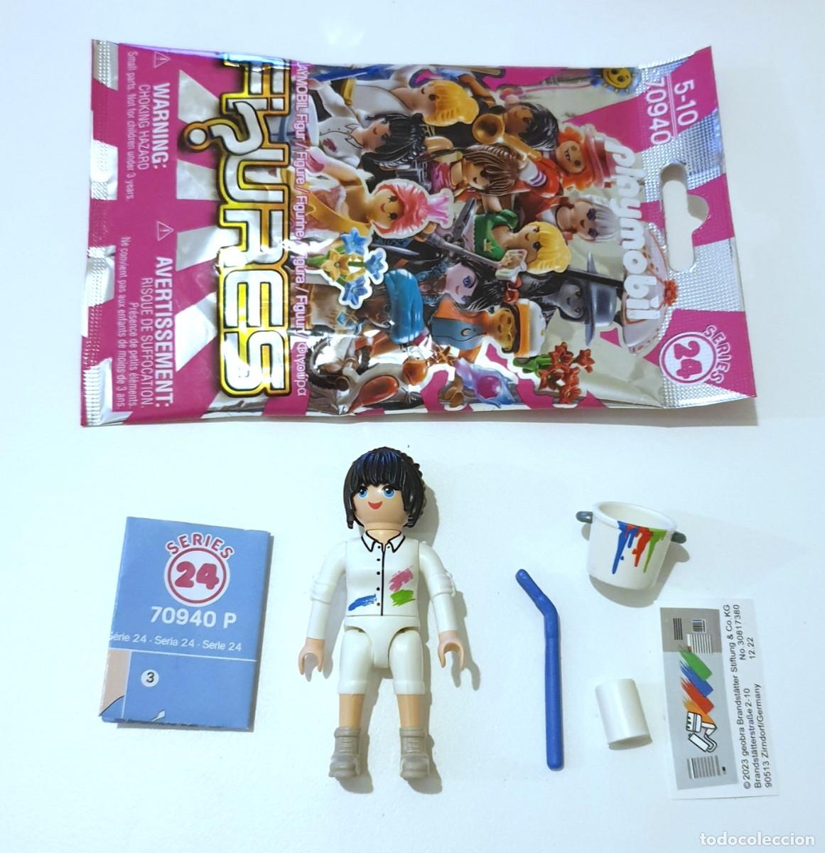 Playmobil: PLAYMOBIL SOBRE SERIE 24 CHICA PINTORA REF. 70940 Nuevo