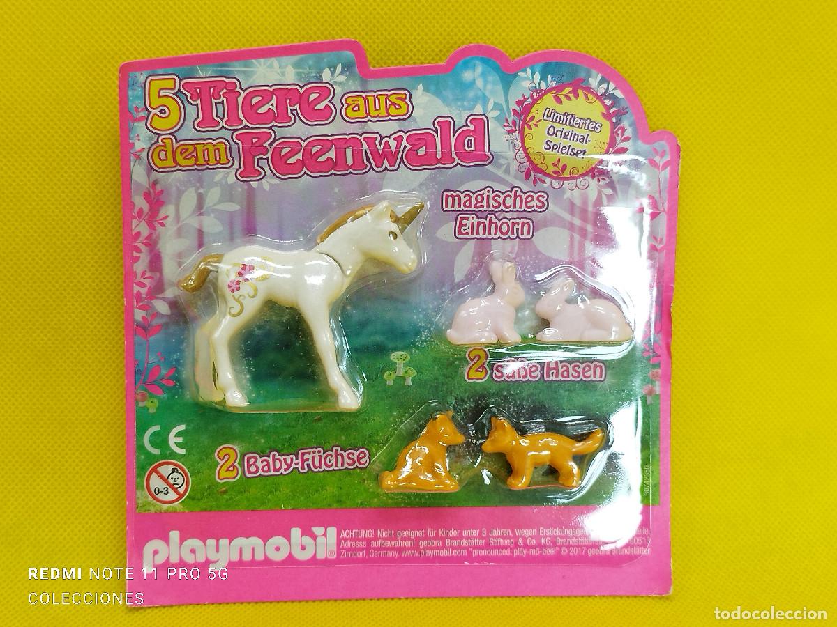 Playmobil: Playmobil Unicornio con pareja de conejos y pareja de zorros