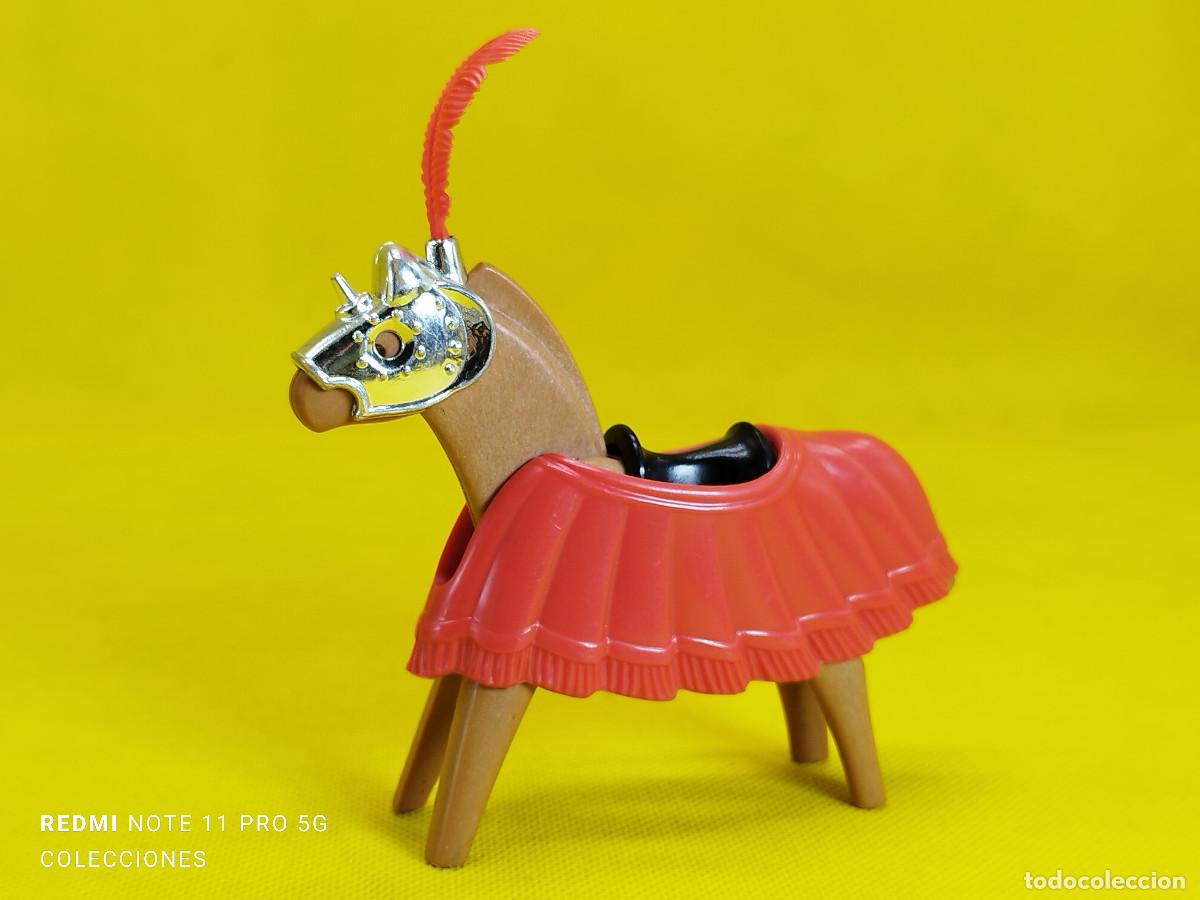Playmobil: Playmobil Caballo medieval con barda roja