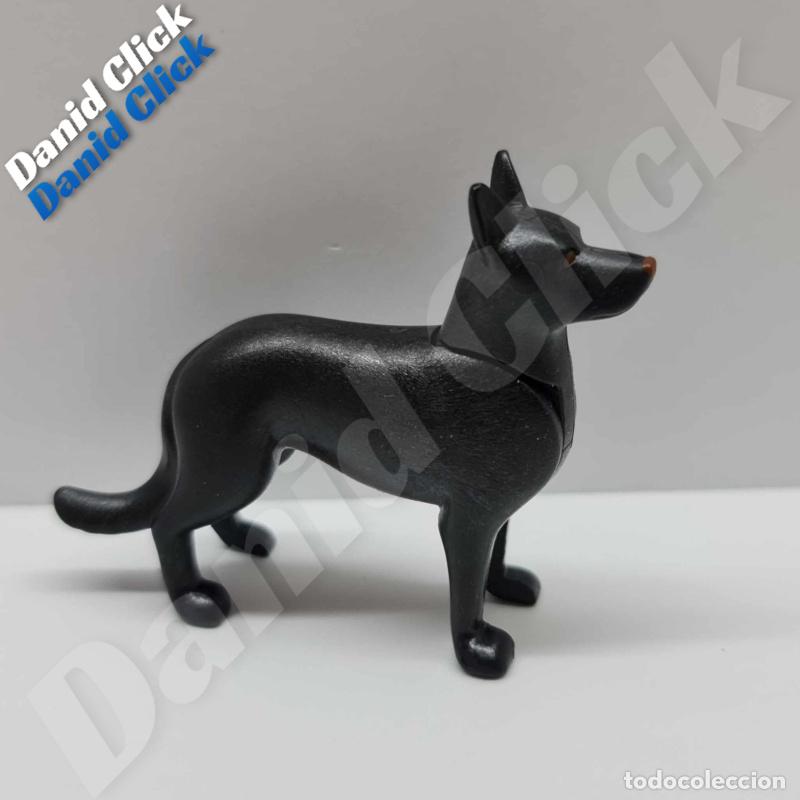 Playmobil: PLAYMOBIL PERRO PASTOR ALEM&Aacute;N NEGRO - Foto 1
