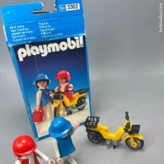 Playmobil: PLAYMOBIL 3302 MUJER CON MOTO Y SU CAJA ORIGINAL