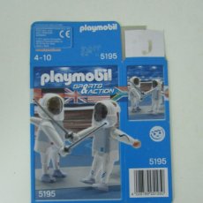 Playmobil: CAJA VACÍA DEPORTISTAS ESGRIMA OLIMPIADAS PLAYMOBIL REF. 5195