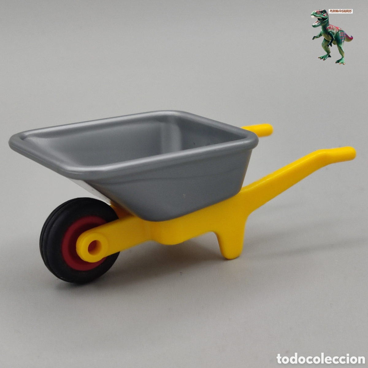 Playmobil: PLAYMOBIL Gris CARRO Amarillo Carretillo Carretilla Carreta 3072 3126 4142 4482 5765 6339 7582 7715