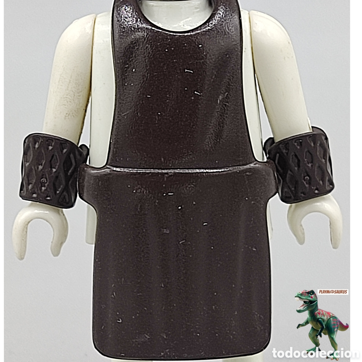 Playmobil: PLAYMOBIL conjunto herrero delantal marron y mu&ntilde;equeras herreria forja 3125 3286 3370 3430 3442 3805