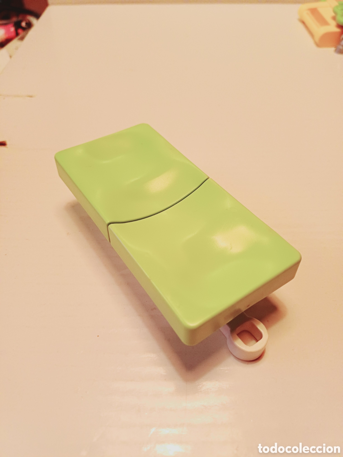 Playmobil: Pieza playmobil cama reclinable abatible verde hospital cl&iacute;nica casa city