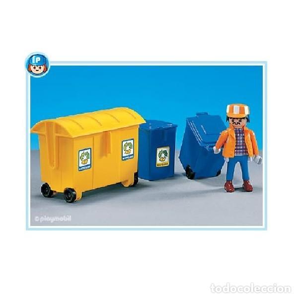 Playmobil: Playmobil 7860 Barrendero con Cubos de Basura, NUEVO en Bolsa Cerrada de F&aacute;brica.
