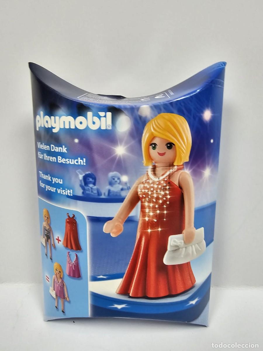 Playmobil: Playmobil Modelo de pasarela con Bolso, Edici&oacute;n Feria de Nuremberg 2018, Nuevo, sin uso