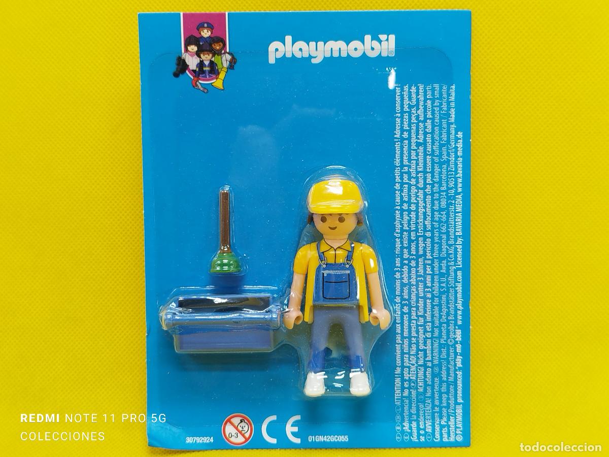 Playmobil: Playmobil Fontanero, colecci&oacute;n planeta profesiones