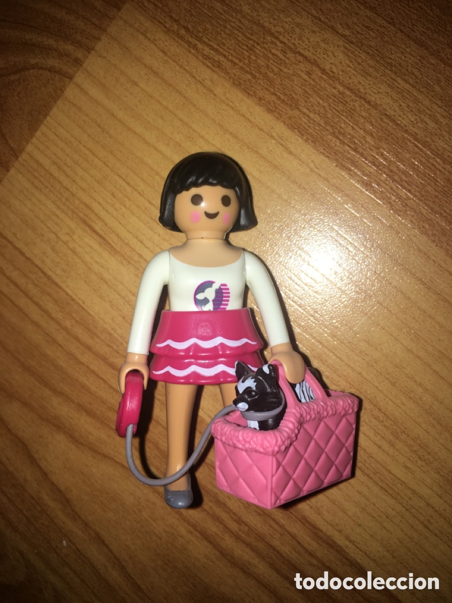 Playmobil: Playmobil - Figures - Serie 8 - Chica Perro