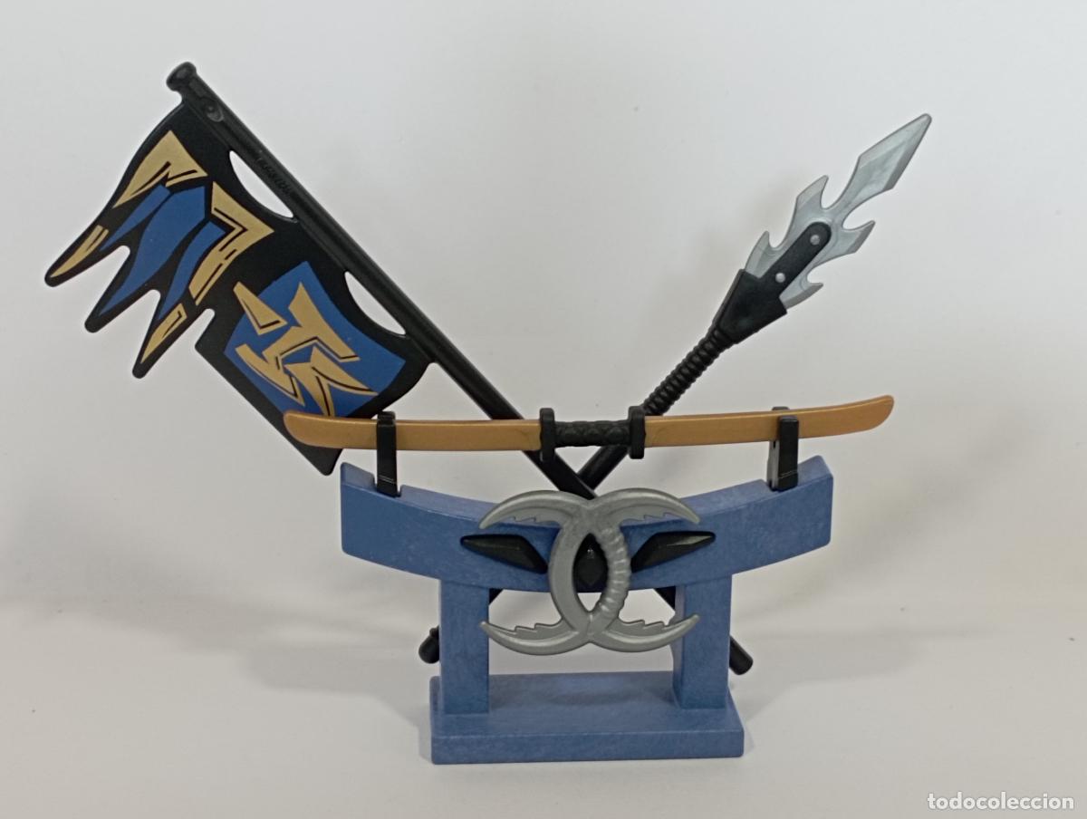 Playmobil: PLAYMOBIL ARMERO ARMAS SAMURAI MEDIEVAL - Foto 1