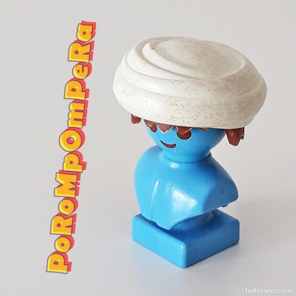 Playmobil: PLAYMOBIL TURBANTE BLANCO 3189 3414 3415 3529 3532 3585 3675 4691 1&ordf; &Eacute;POCA BEDUINO &Aacute;RABE SAFARI GR2