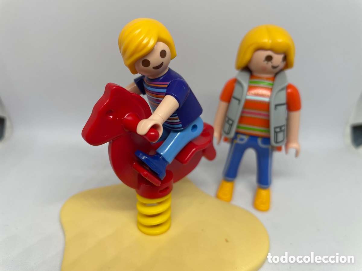 Playmobil: Playmobil lote ni&ntilde;o y mam&aacute; en parque