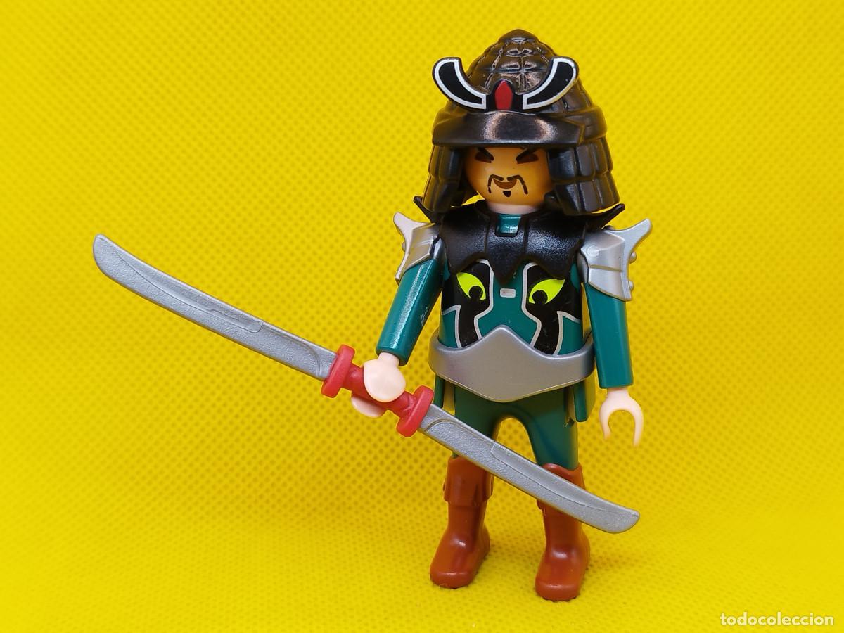 Playmobil: Playmobil Guerrero samurai con espada doble